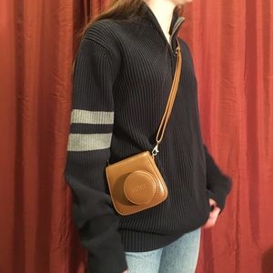 leather fujifilm polaroid protective crossbody